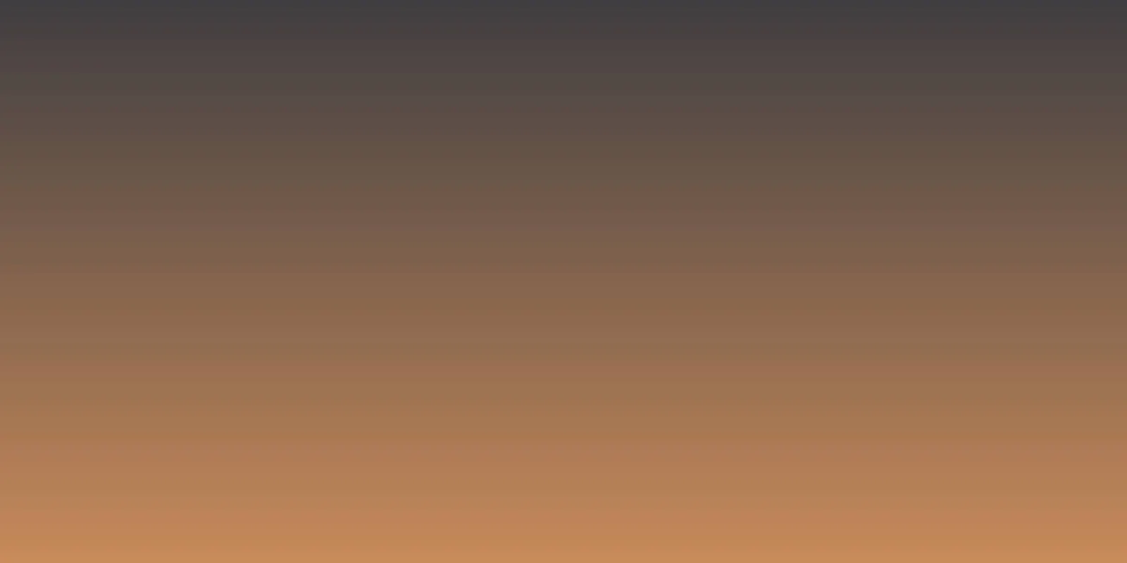 A gradient from night blue to evening orange