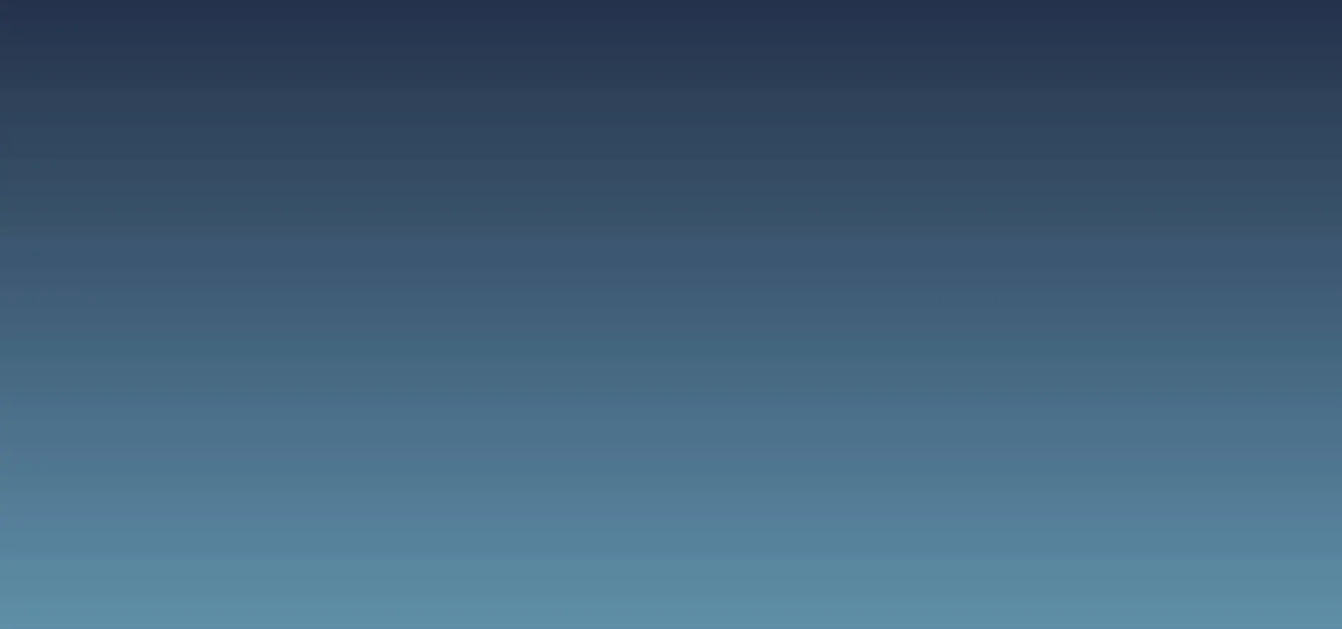 A calm gradient from night blue to sea blue