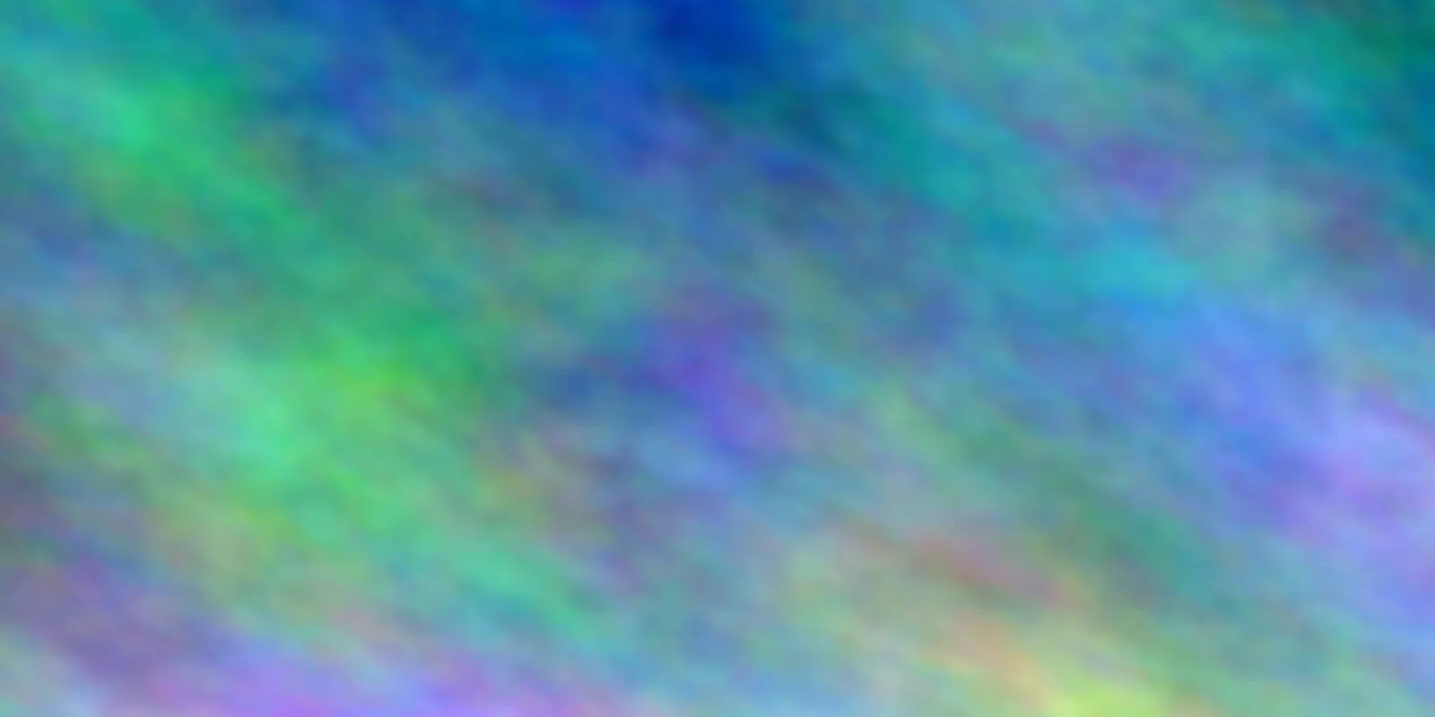 Blue and teal shapes blending like water in a harbour